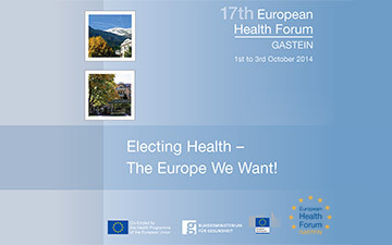 “Health for Jobs and prosperity in SEE”: SEEHN Workshop at the 17th European Health Forum Gastein