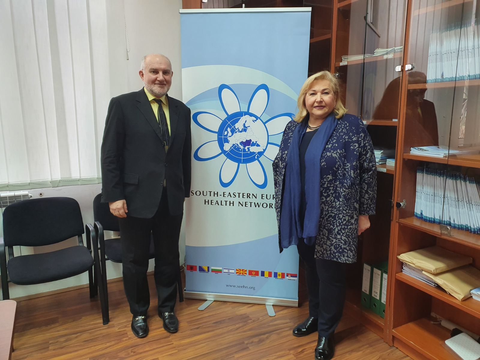 Meeting between SEEHN Director and H.E. Dr. Georg Woutsas, Austrian Ambassador to North Macedonia